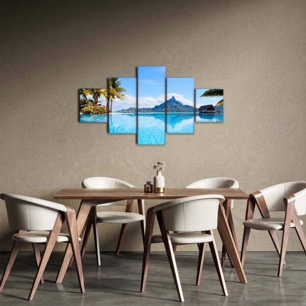 Obraz - Bora-Bora, Polinezja Francuska (125x70 cm)