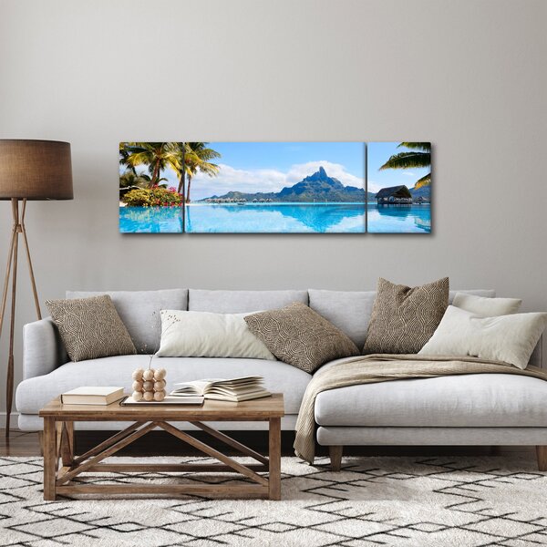 Obraz - Bora-Bora, Polinezja Francuska (170x50 cm)