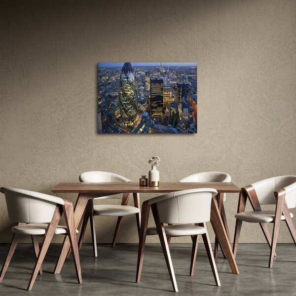 Obraz - Wieczorna panorama Londynu (70x50 cm)