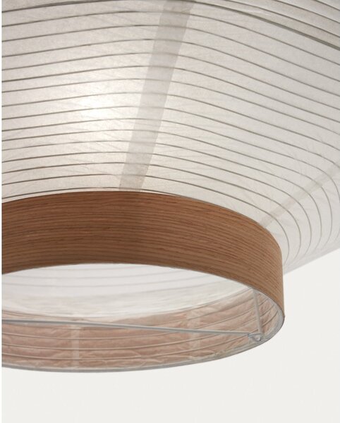 Biały abażur ø 55 cm Hila – Kave Home