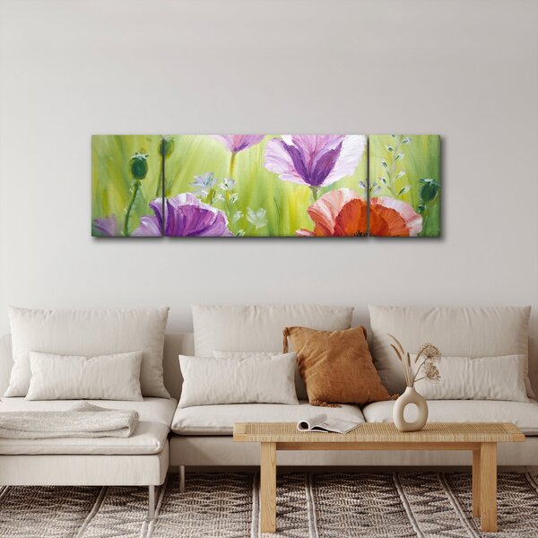 Obraz - Maki (170x50 cm)