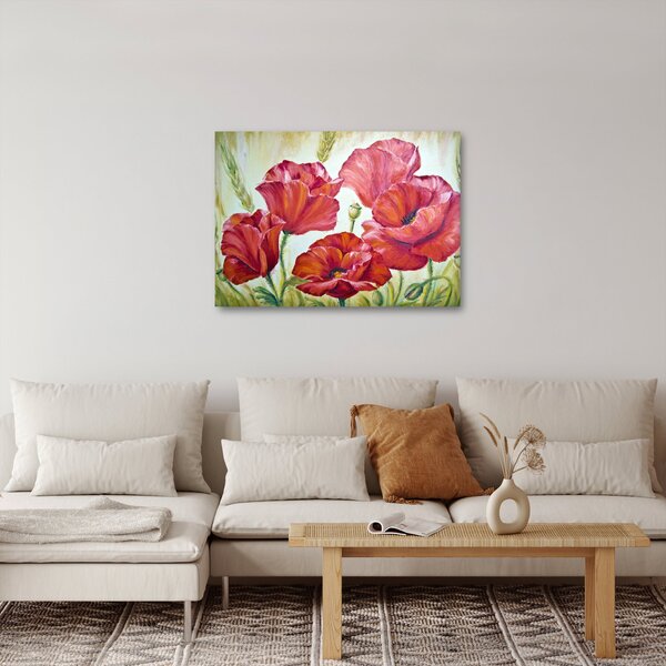 Obraz - Kwiaty maku (70x50 cm)
