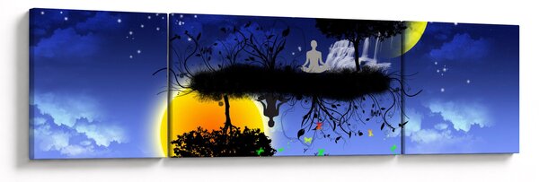 Obraz - Odbicie równowagi (170x50 cm)