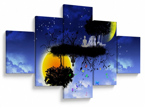 Obraz - Odbicie równowagi (125x70 cm)