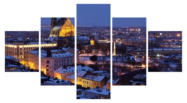 Obraz - Katedra św. Piotra i Pawła, Brno, Czechy (125x70 cm)