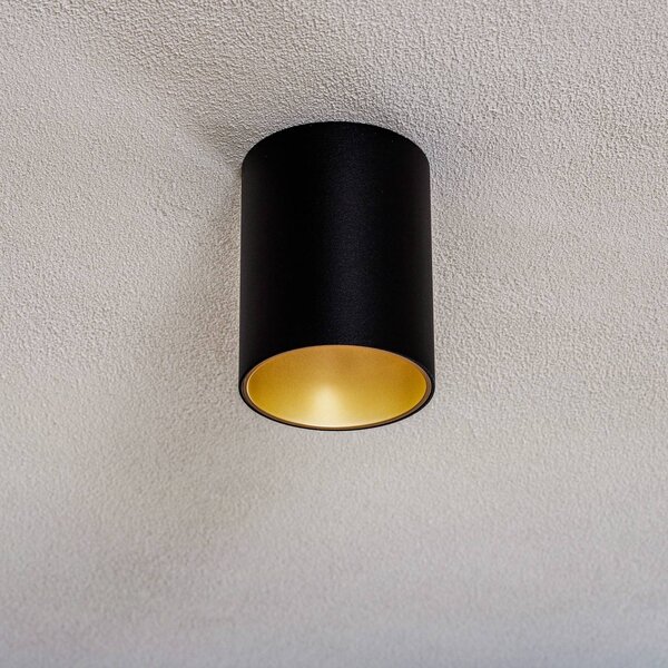 Reflektor sufitowy Eye Tone Nowodvorski Lighting, możliwość ściemniania, czarny, salon / jadalnia, metal, nowoczesny
