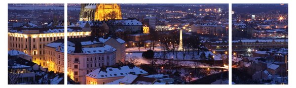 Obraz - Katedra św. Piotra i Pawła, Brno, Czechy (170x50 cm)