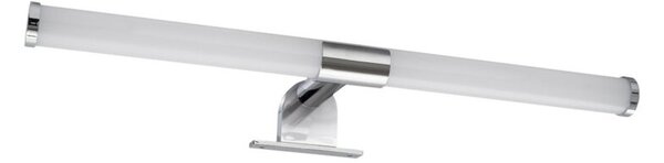 Kinkiet łazienkowy nad lustro nowoczesny chrom poziomy tuba 40 cm LED 6W IP44 APA Milagro