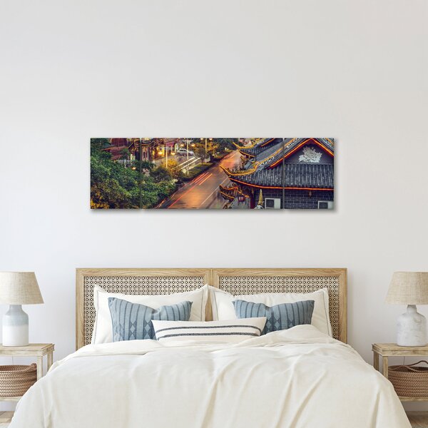 Obraz - Qintai Road, Chengdu, Chiny (170x50 cm)