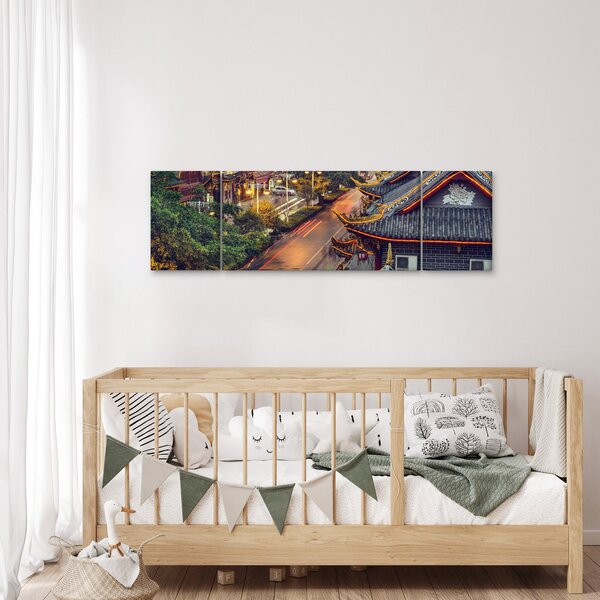 Obraz - Qintai Road, Chengdu, Chiny (170x50 cm)