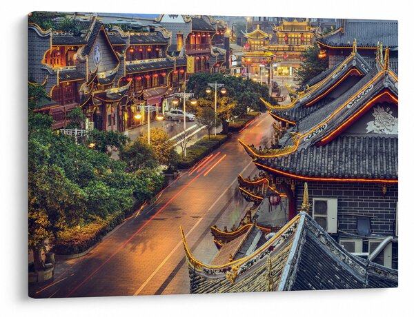 Obraz - Qintai Road, Chengdu, Chiny (70x50 cm)