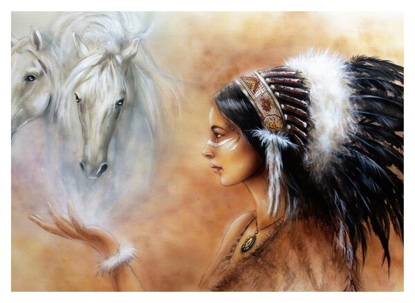 Obraz - Czary Indian (70x50 cm)