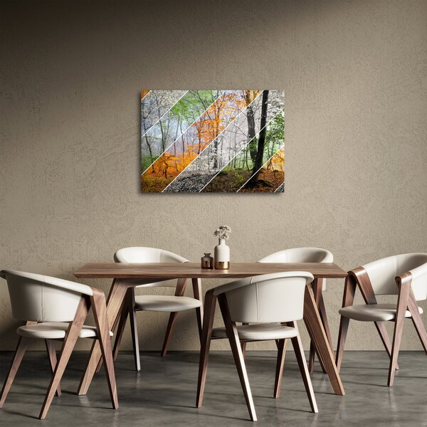 Obraz - Zmieniające się pory roku (70x50 cm)