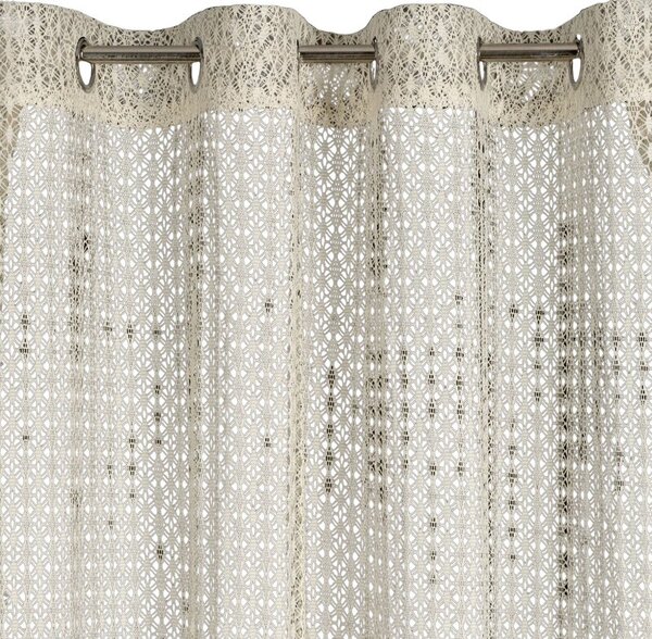 Firana gotowa EUROFIRANY Mirella 140 x 250 cm BeÅ¼owy