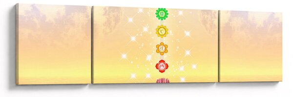 Obraz - Czakry (170x50 cm)