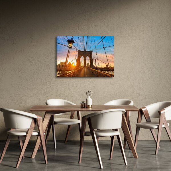 Obraz - Brooklyn Bridge, Manhattan, New York (70x50 cm)