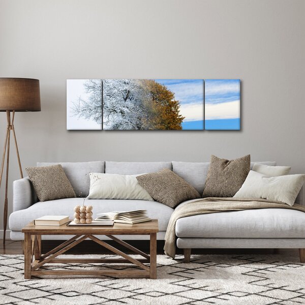 Obraz - Zmiana pór roku (170x50 cm)