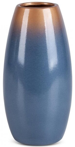 Wazon EUROFIRANY Nessa 13 x 26 cm Niebieski
