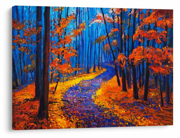 Obraz jesiennego lasu (70x50 cm)