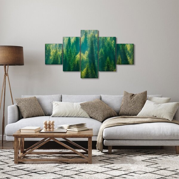 Obraz - Las sosnowy (125x70 cm)