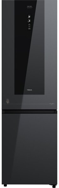 Lodówka TEKA RBF 88670 Van Gogh No Frost 201cm Czarne szkło AirFlow Metal Cooling