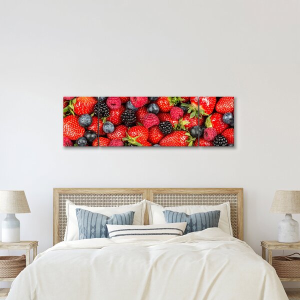 Obraz - Ładunek owoców (170x50 cm)