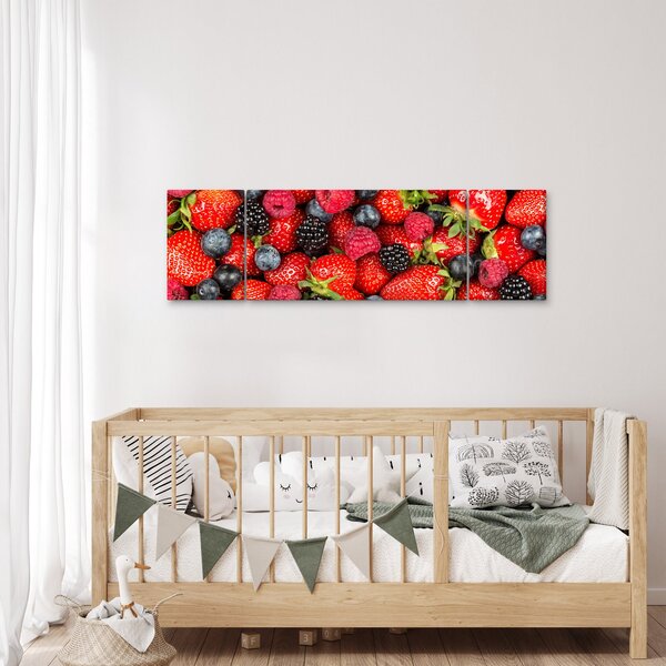 Obraz - Ładunek owoców (170x50 cm)