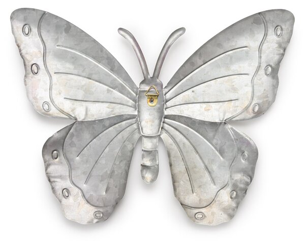 Metalowa dekoracja ścienna motyl BUTTERFLY 30 cm - różne kolory Kolor: Czerwony