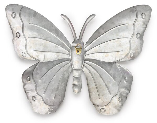 Metalowa dekoracja ścienna motyl BUTTERFLY 40 cm - różne kolory Kolor: Fioletowy