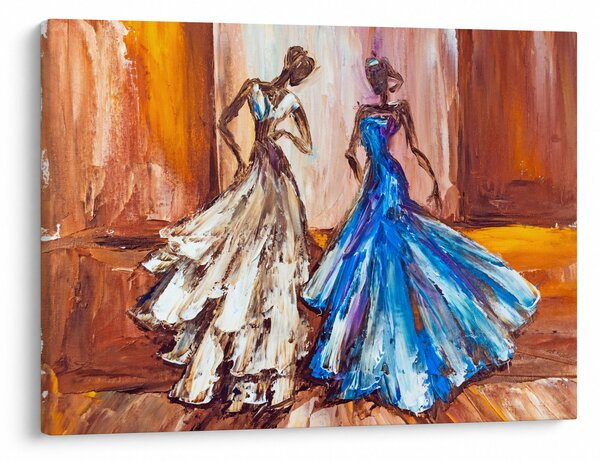 Obraz - tancerz, obraz olejny (70x50 cm)