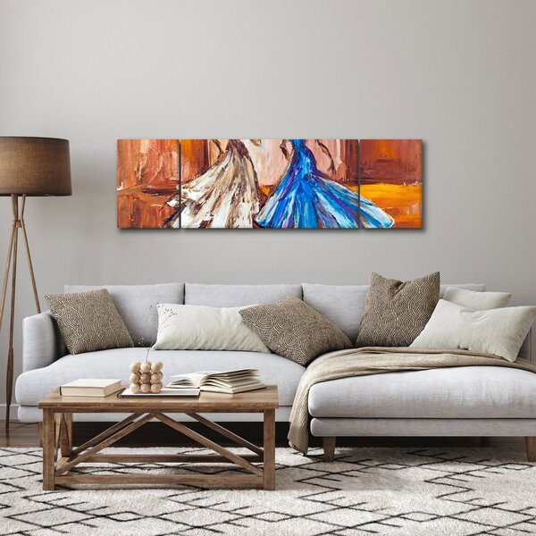 Obraz - tancerz, obraz olejny (170x50 cm)