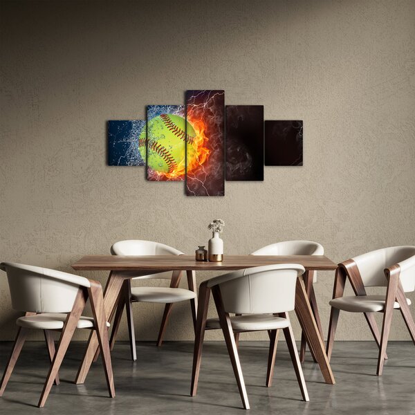 Obraz - Piłka tenisowa (125x70 cm)