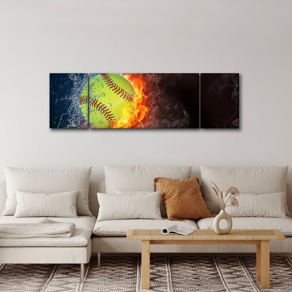 Obraz - Piłka tenisowa (170x50 cm)