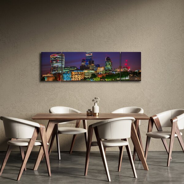 Obraz - Londyn wieczorem (170x50 cm)