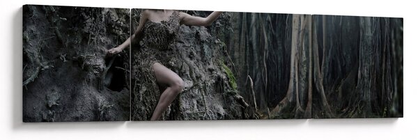 Obraz - Leśna wróżka (170x50 cm)