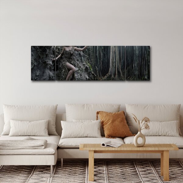 Obraz - Leśna wróżka (170x50 cm)