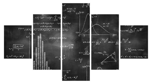 Obraz - Miłość do liczb (125x70 cm)
