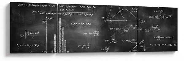 Obraz - Miłość do liczb (170x50 cm)