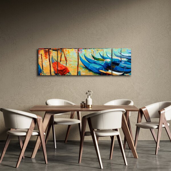 Obraz - Port w Wenecji (170x50 cm)