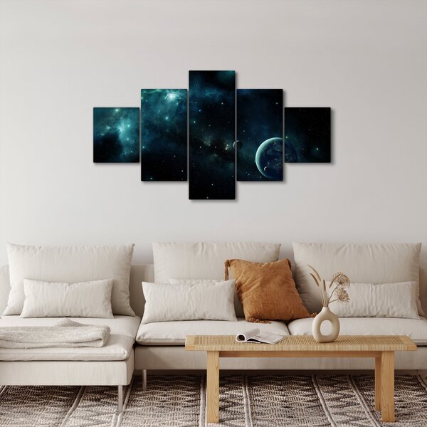 Obraz - Życie w kosmosie (125x70 cm)