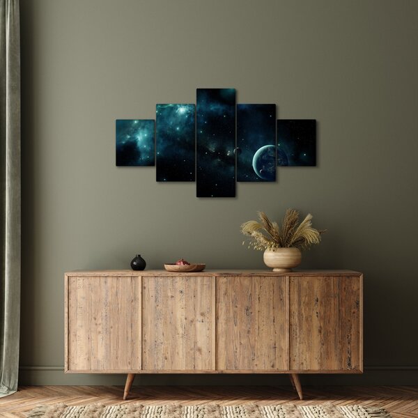 Obraz - Życie w kosmosie (125x70 cm)