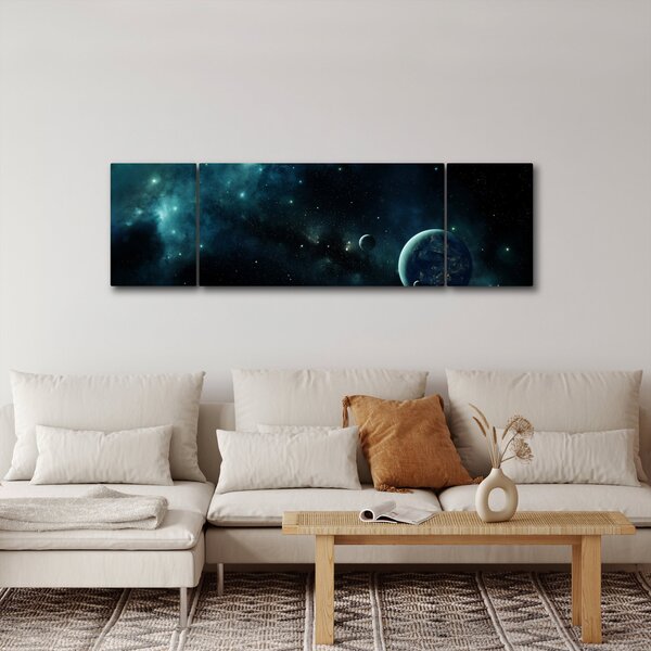 Obraz - Życie w kosmosie (170x50 cm)