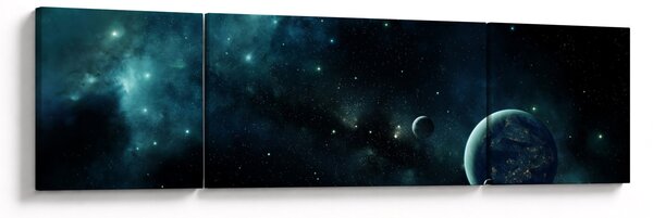 Obraz - Życie w kosmosie (170x50 cm)