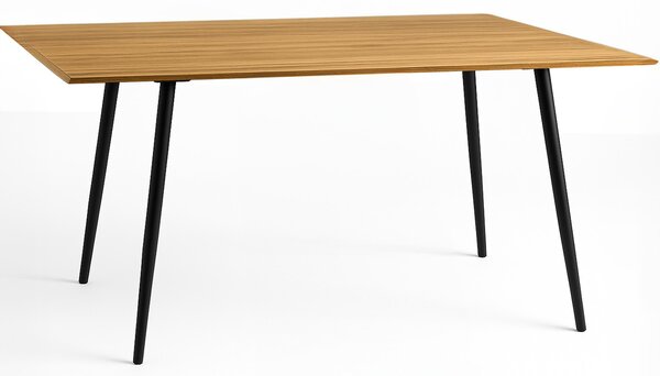 Stół prostokątny do jadalni kuchni IVO 160x90x75 Dąb