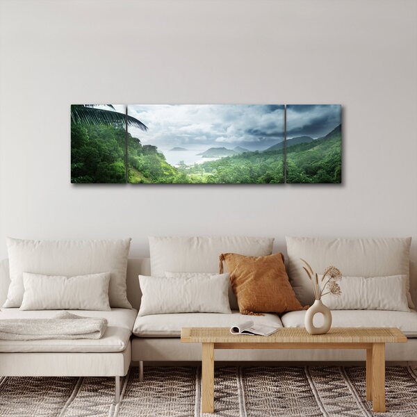 Obraz - Dżungla Seszeli (170x50 cm)
