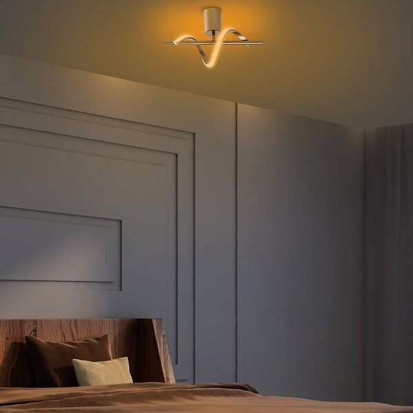 Lampa sufitowa LED w kolorze złota 7x41 cm Likma – Opviq lights