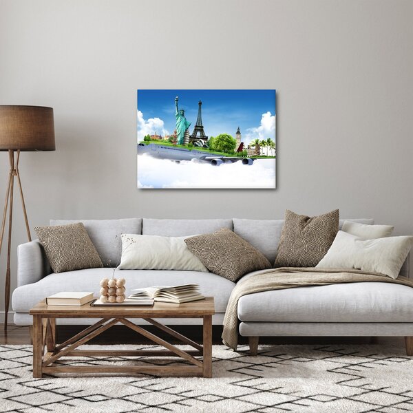 Obraz - Podróż dookoła świata (70x50 cm)