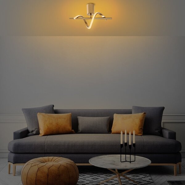 Lampa sufitowa LED w kolorze złota 7x41 cm Likma – Opviq lights