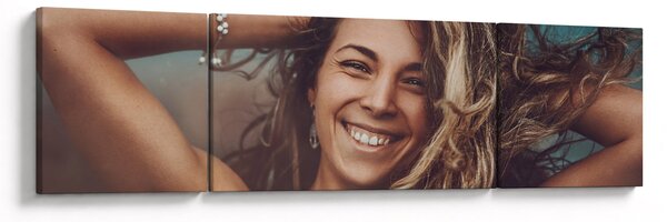 Obraz - Portret młodej kobiety (170x50 cm)