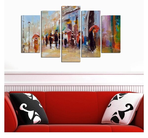 Obrazy zestaw 5 szt. 20x60 cm – Wallity